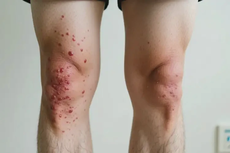 男人大腿上長(zhǎng)濕疹不管它會(huì)自己好嗎(圖4)