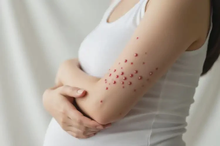 孕妇手臂容易长湿疹不管它会自己痊愈吗(图1)