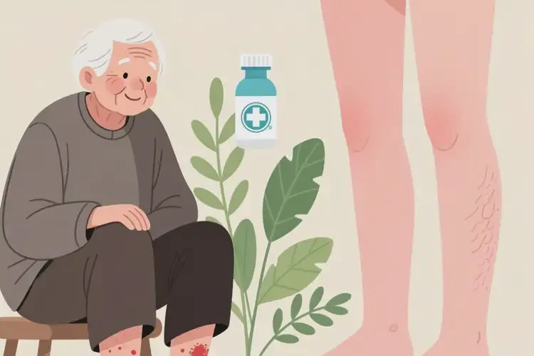 老人小腿上容易長濕疹不管它會自己痊愈嗎(圖4)