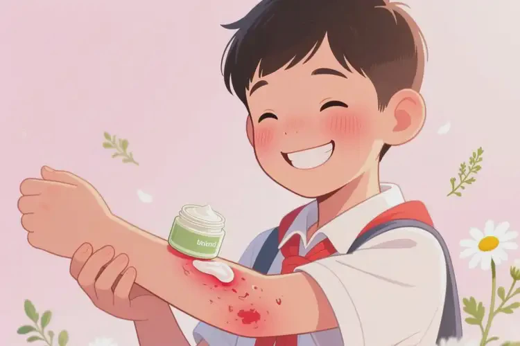 中學(xué)生手臂容易起濕疹可以徹底自愈嗎(圖1)