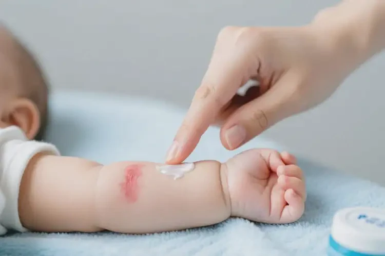 嬰兒手臂上長濕疹不管它會自己好嗎(圖2)