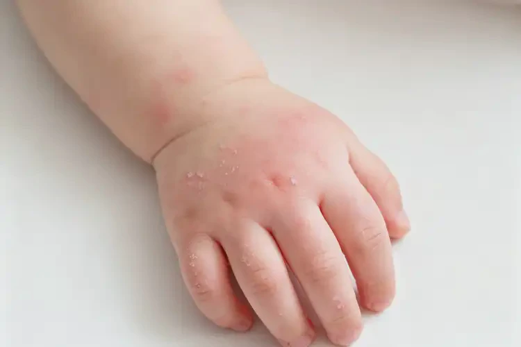 嬰幼兒手上有濕疹不管它會(huì)自己痊愈嗎(圖4)