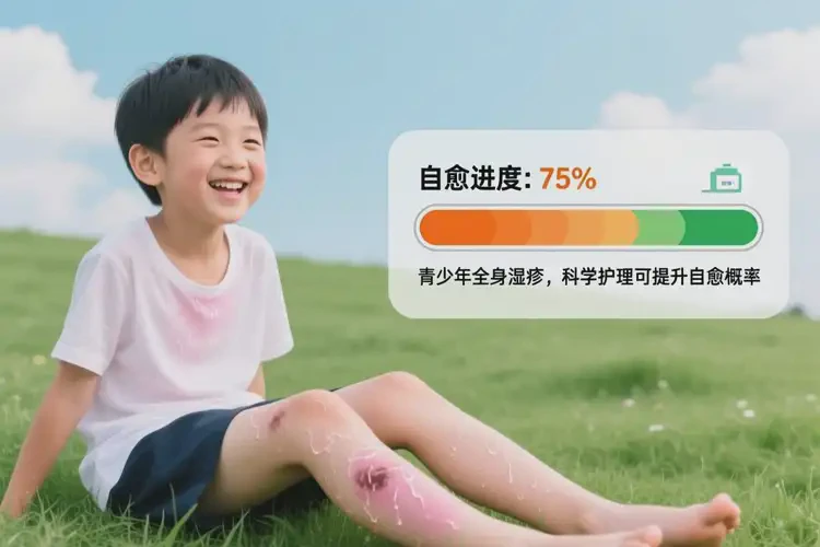 青少年全身有濕疹能靠自己自愈嗎(圖1)