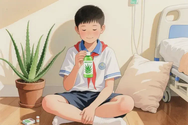 中學生大腿長濕疹可不可以徹底自愈(圖1)