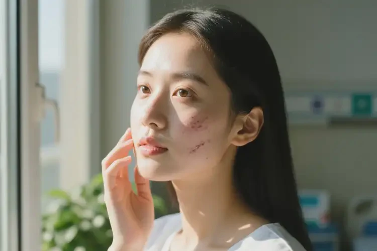 青年人臉上起濕疹不管它會(huì)自己自愈嗎(圖3)