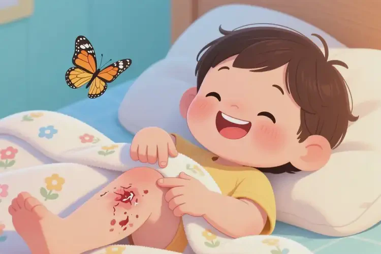 孩子小腿上有濕疹能靠自己自愈嗎(圖2)