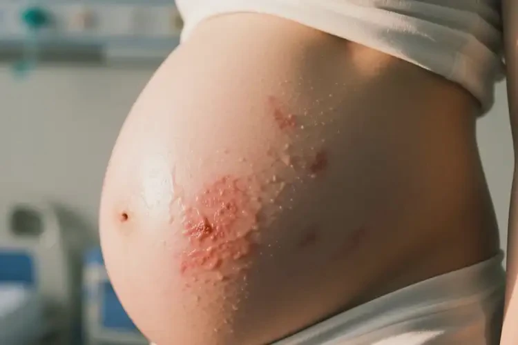 產(chǎn)婦肚子長(zhǎng)濕疹能靠自己自愈嗎(圖3)