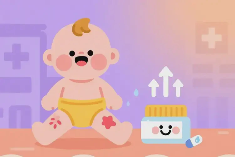 孩子大腿有濕疹不管它會自己好嗎(圖1)