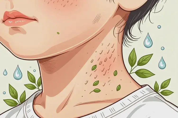 兒童脖子上起濕疹不管它會(huì)自己痊愈嗎(圖4)