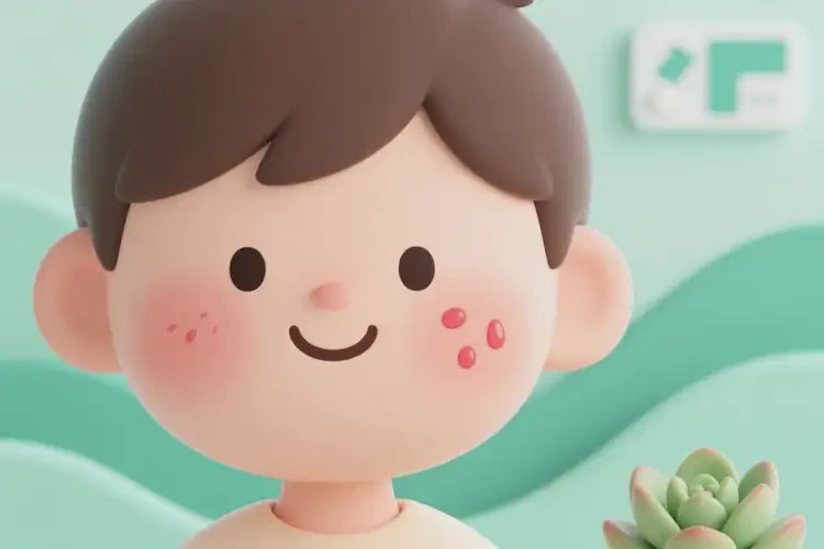 青少年面部容易長濕疹能靠自己自愈嗎(圖1)