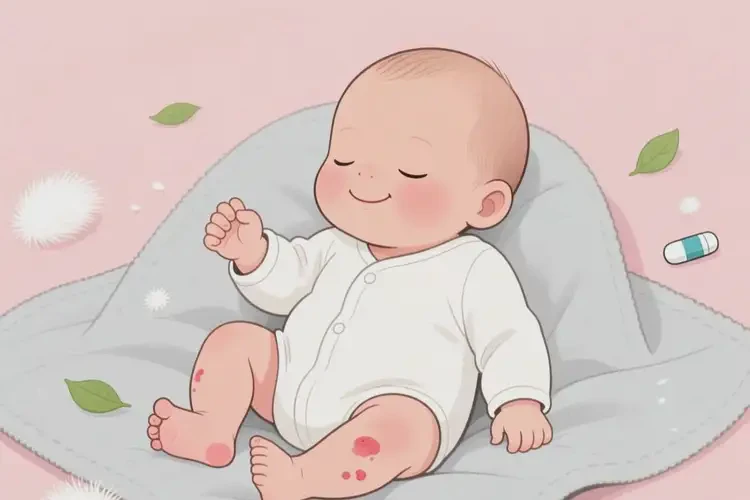 新生兒身上容易長濕疹不管它會自己自愈嗎(圖3)