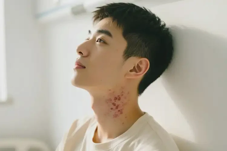 青年人脖子上起濕疹能不能徹底自愈(圖4)