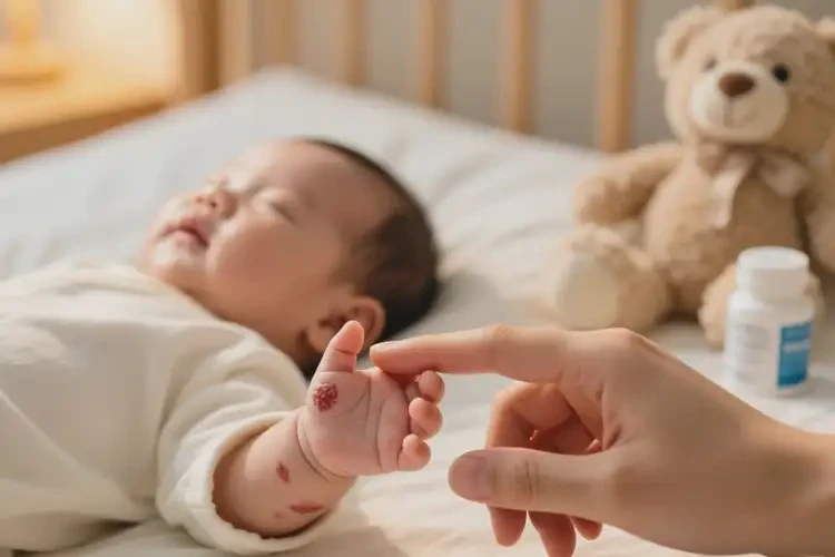 寶寶手上經(jīng)常長(zhǎng)濕疹能靠自己自愈嗎(圖1)