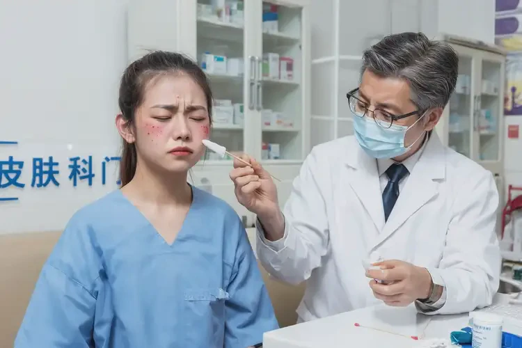 女生臉上有濕疹可不可以徹底自愈(圖3)