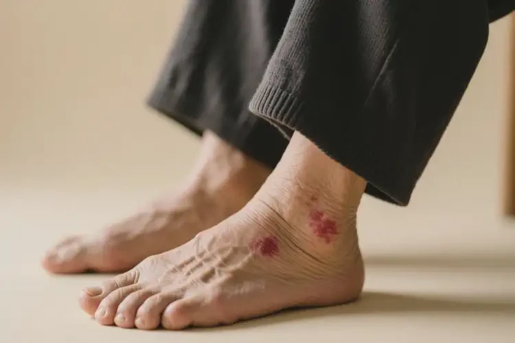 老年人腳上偶爾起濕疹能夠徹底治愈嗎(圖4)