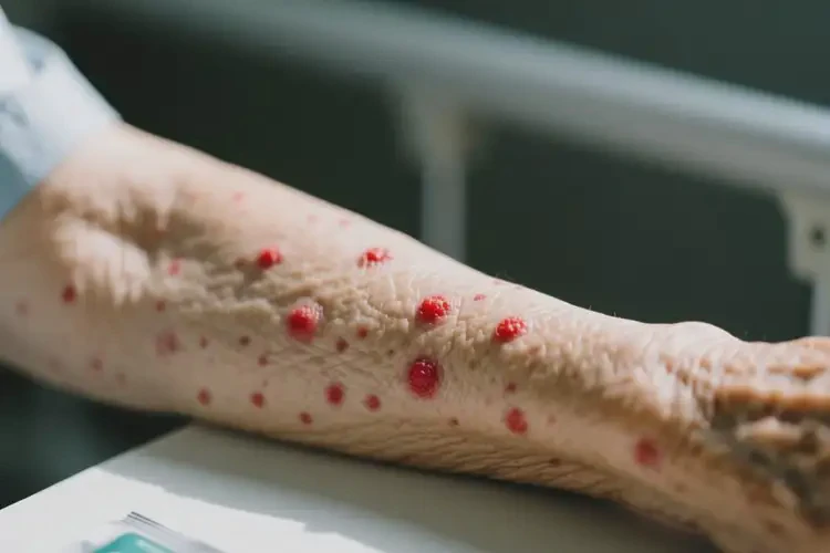 老年人手臂上偶爾長(zhǎng)濕疹不管它會(huì)自己自愈嗎(圖3)