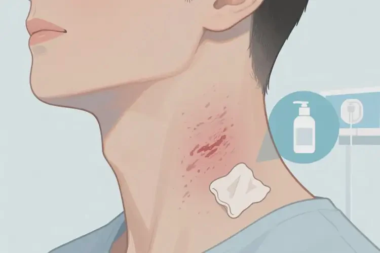 男生脖子上起濕疹可不可以徹底自愈(圖2)