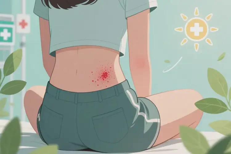 青年人屁股上出现湿疹不管它会自己痊愈吗(图2)