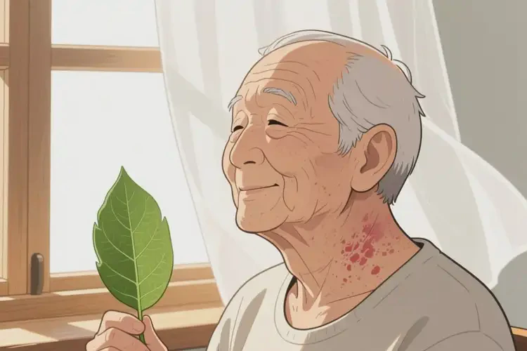 老人脖子經(jīng)常長濕疹能靠自己自愈嗎(圖2)