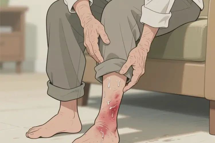 老年人四肢容易起濕疹不管它會(huì)自己自愈嗎(圖2)