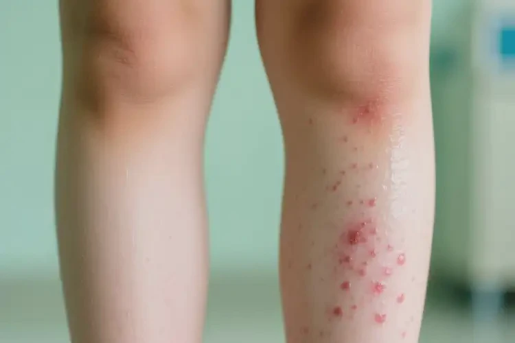 青少年小腿容易起濕疹能徹底自愈嗎(圖1)