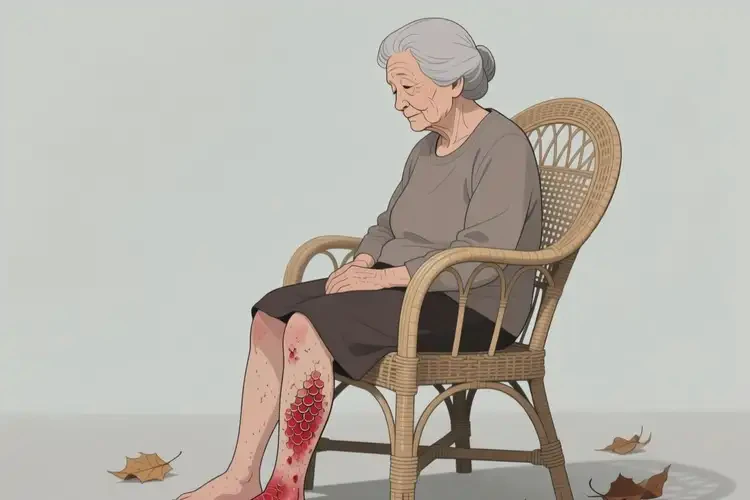 老年人小腿上有濕疹可以徹底自愈嗎(圖4)