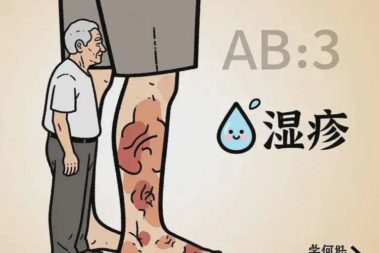 老年人小腿上出現(xiàn)濕疹不管它會(huì)自己好嗎(圖3)