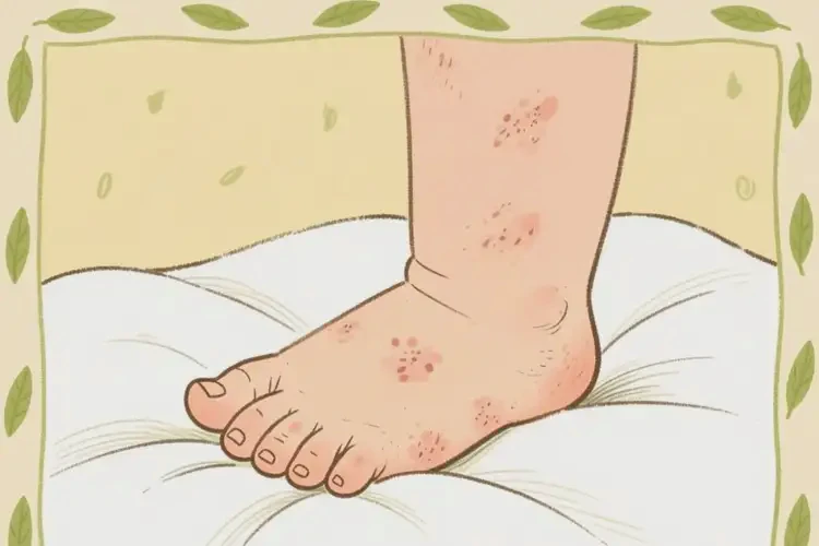 幼兒腳上偶爾長濕疹不管它會自己好嗎(圖3)