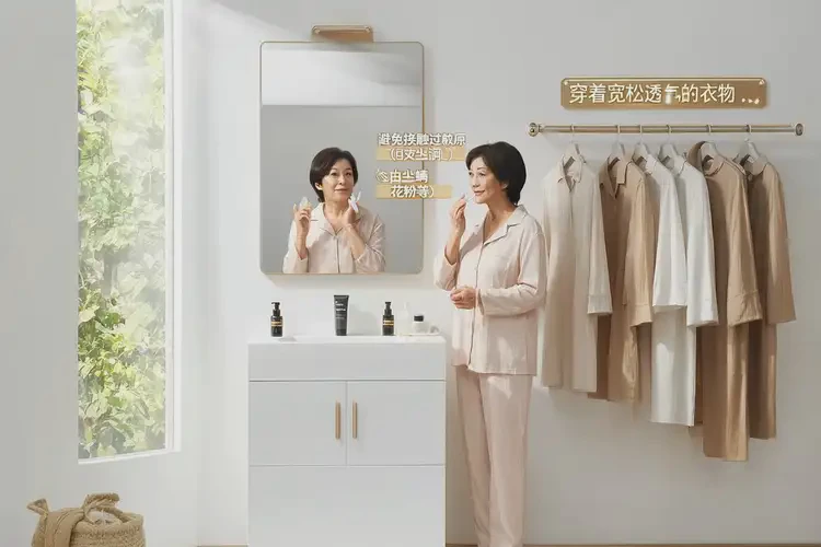 男生脖子上偶爾長濕疹不管它會自己痊愈嗎(圖1)