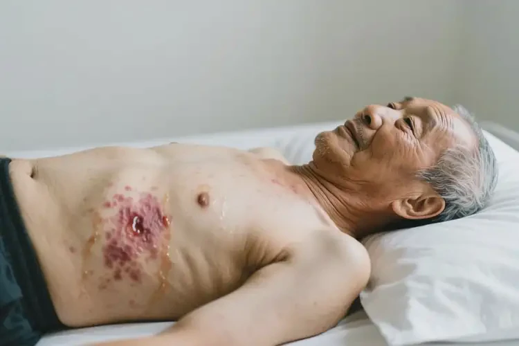 老年人肚子上出現(xiàn)濕疹不管它會(huì)自己自愈嗎(圖4)