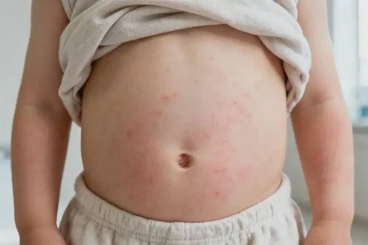 兒童肚子偶爾長濕疹不管它會自己好嗎(圖4)