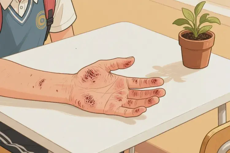 中學(xué)生手上經(jīng)常長濕疹可以徹底自愈嗎(圖3)