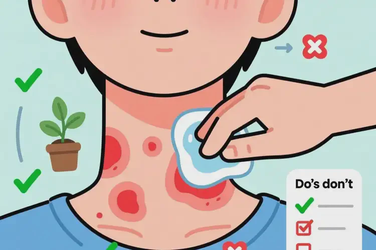 青少年脖子上長(zhǎng)濕疹能夠徹底治愈嗎(圖3)