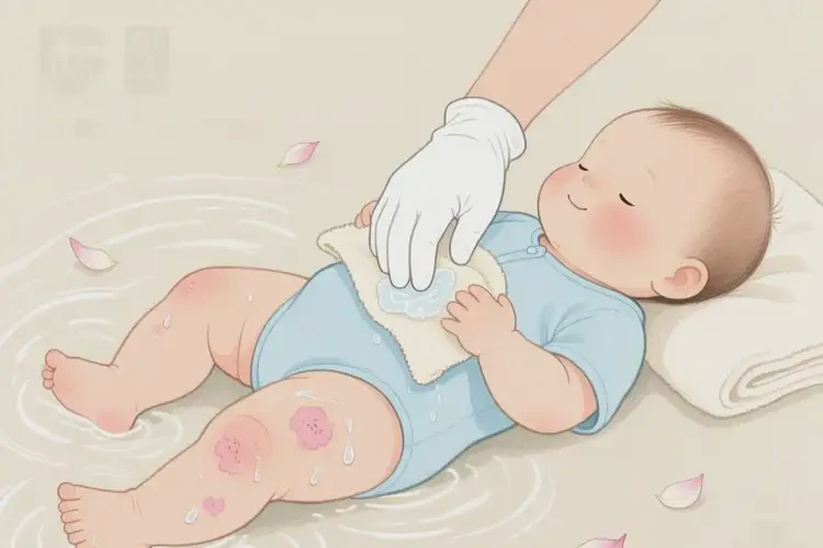 孩子大腿有濕疹不管它會自己好嗎(圖2)