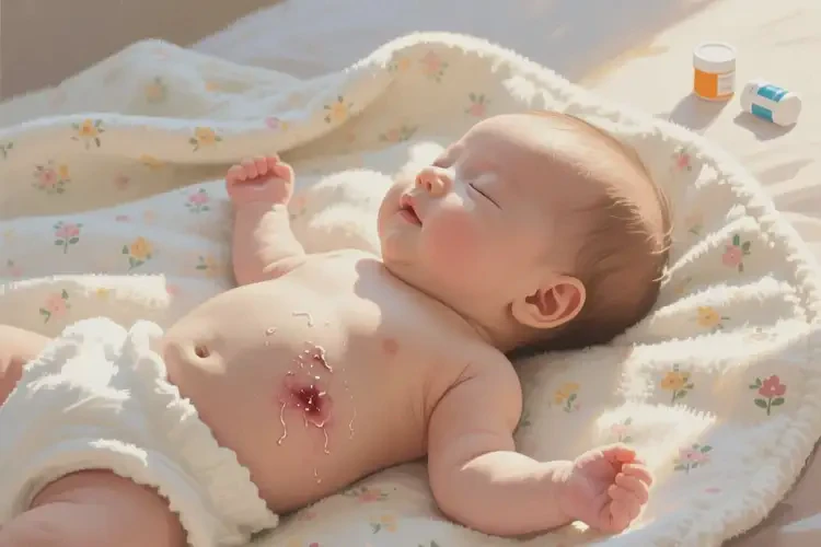 婴儿肚子出湿疹不管它会自己自愈吗(图2)