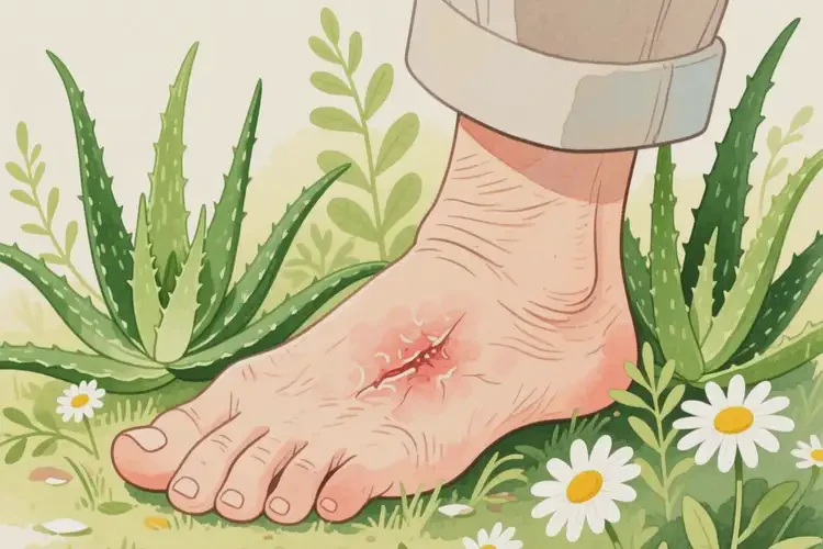 老人腳上容易起濕疹不管它會自己痊愈嗎(圖4)