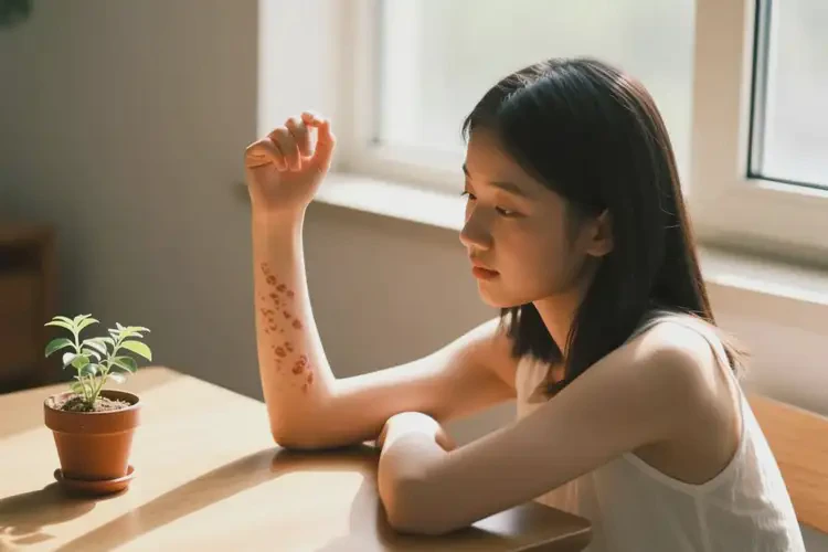 女生手臂上長(zhǎng)濕疹能靠自己自愈嗎(圖3)