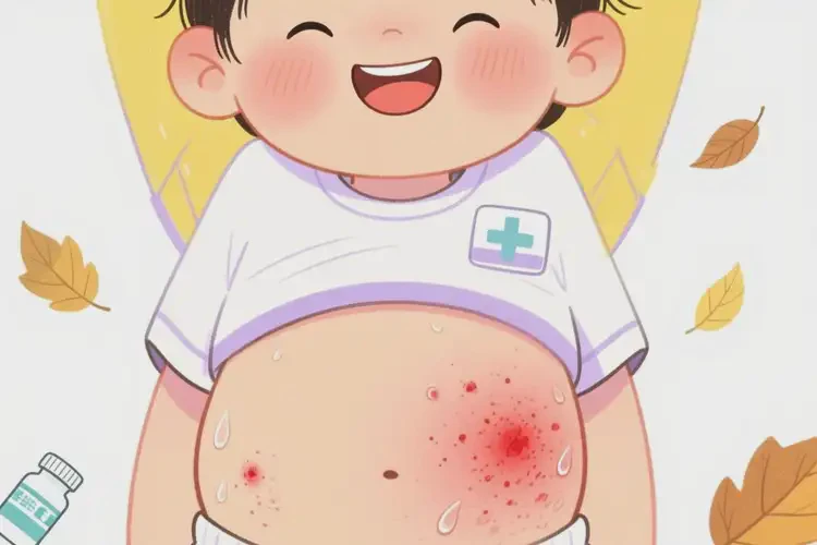 兒童肚子上偶爾起濕疹可不可以徹底自愈(圖2)