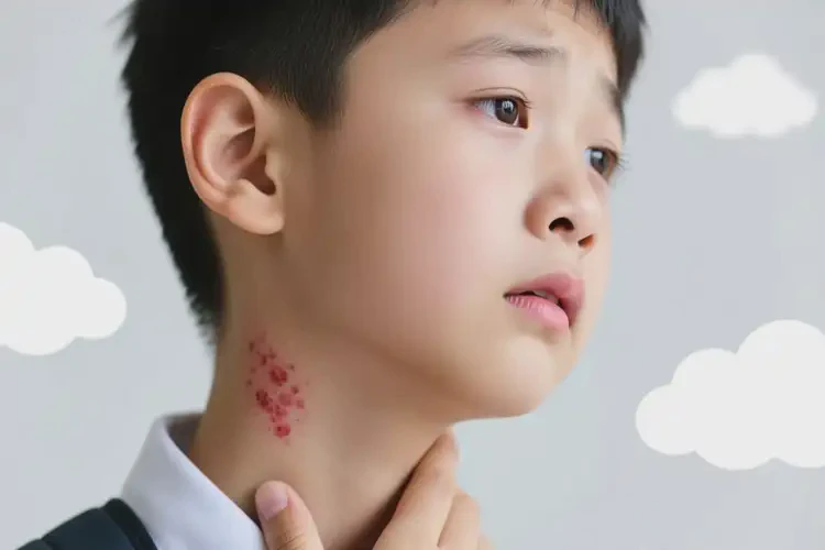 中學(xué)生脖子容易長濕疹能徹底自愈嗎(圖2)