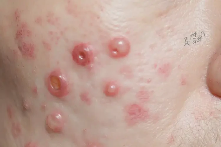 男生臉上偶爾起濕疹不管它會自己痊愈嗎(圖4)