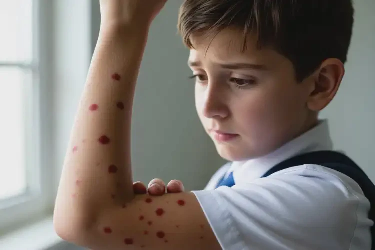 中學生手臂長濕疹不管它會自己自愈嗎(圖4)