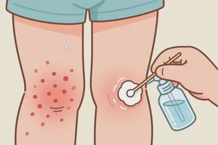 小孩大腿偶爾長濕疹能夠徹底治愈嗎(圖4)