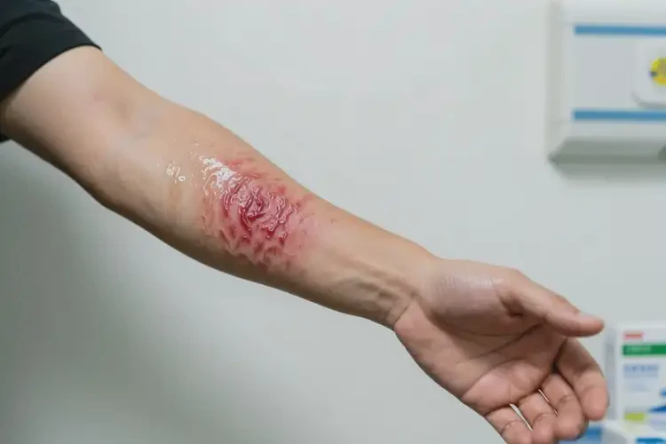 男人手臂長(zhǎng)濕疹可不可以徹底自愈(圖4)