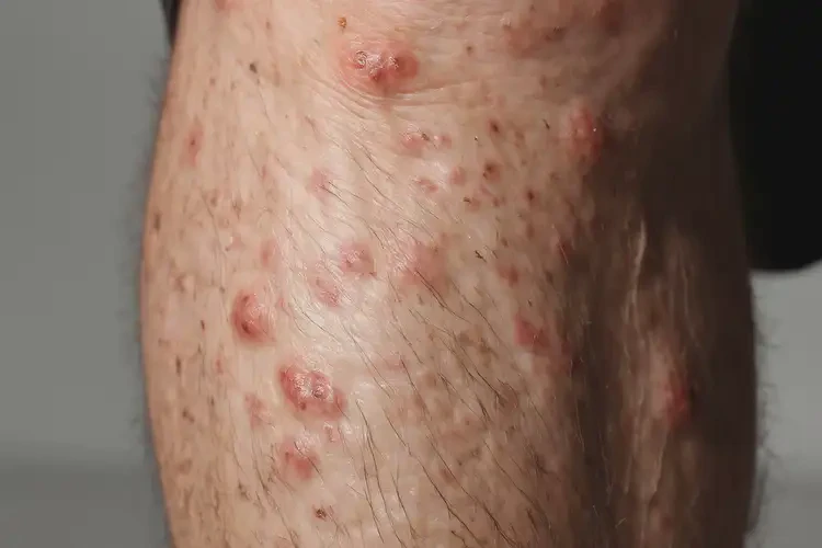 男性小腿上出現(xiàn)濕疹不管它會自己自愈嗎(圖4)