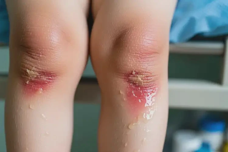小兒小腿偶爾起濕疹可以徹底自愈嗎(圖2)