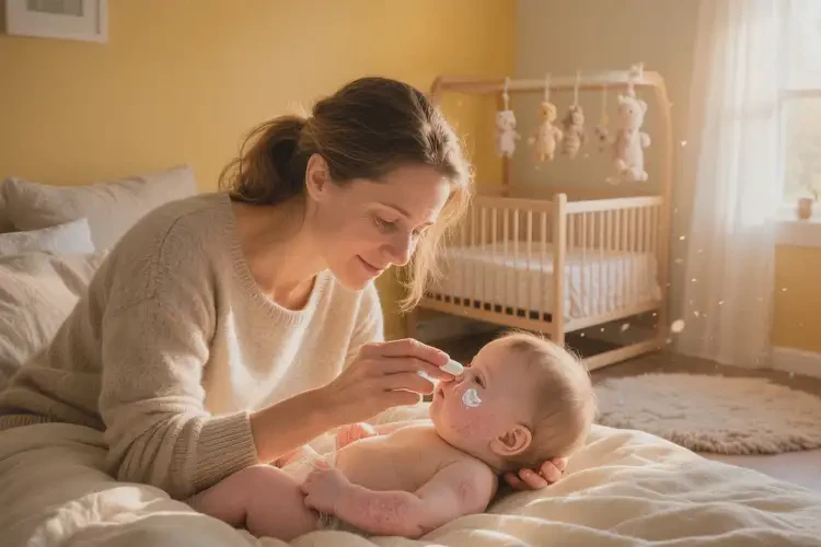 小兒身上起濕疹不管它會自己好嗎(圖4)