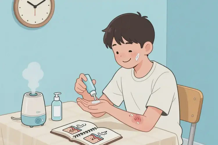 青少年身上起湿疹能够彻底治愈吗(图1)