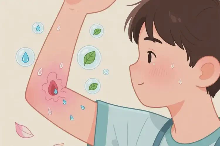 青少年手臂上起濕疹能不能徹底自愈(圖2)