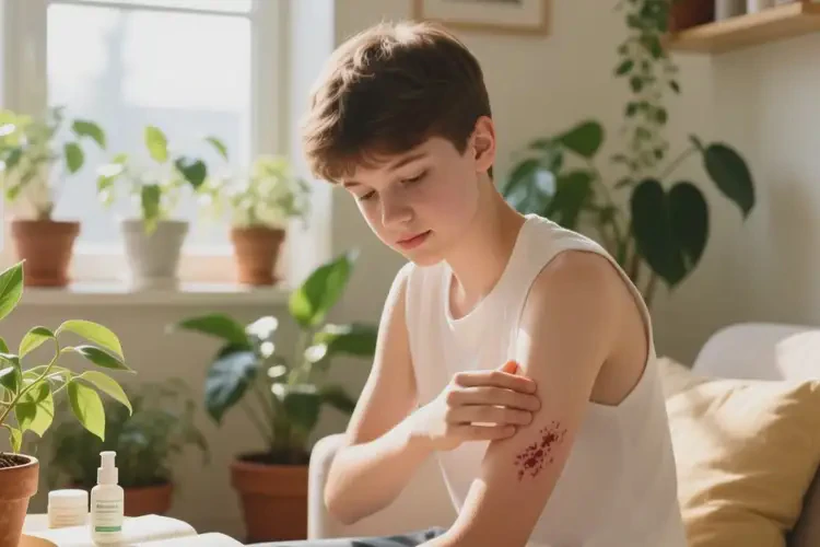 青少年身上出湿疹可以彻底自愈吗(图4)