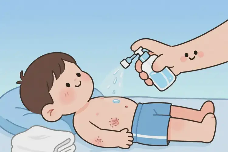 少兒肚子上偶爾起濕疹可以徹底自愈嗎(圖4)